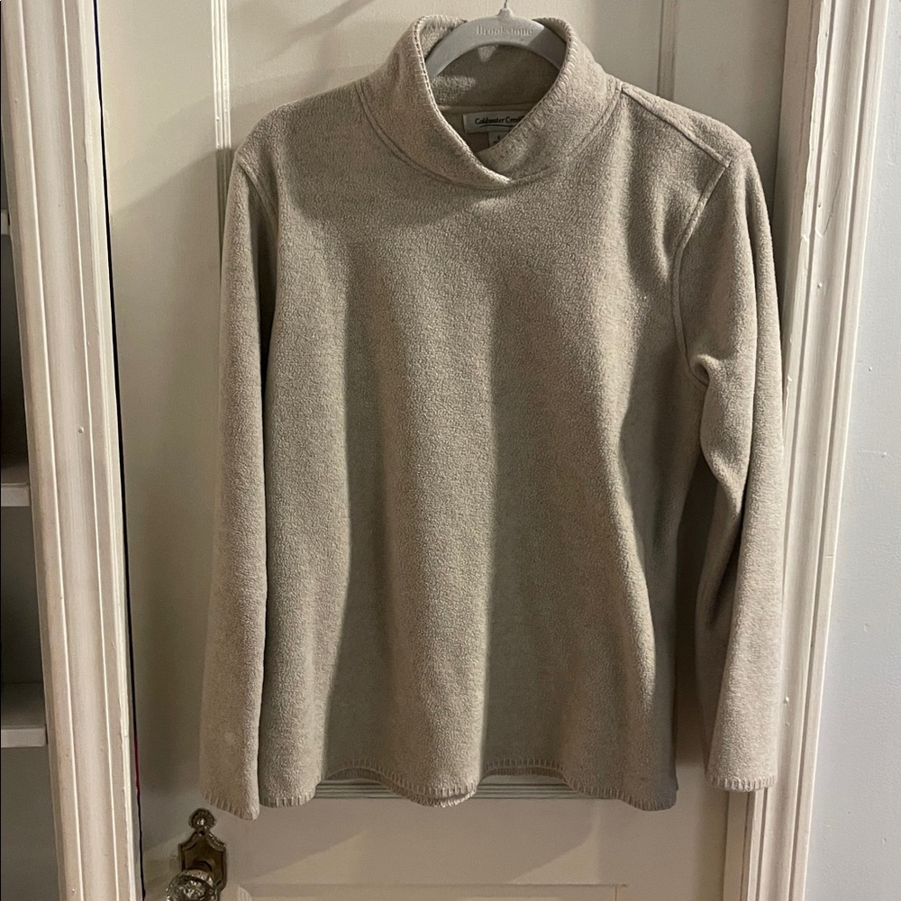 Coldwater Creek Beige Textured Pullover - Picture 2 of 4